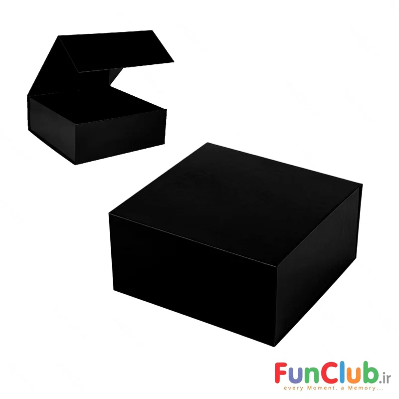 باکس بزرگ درب مگنتی مشکی  تک سایز ابعاد 39*28*15 سانتیمتر