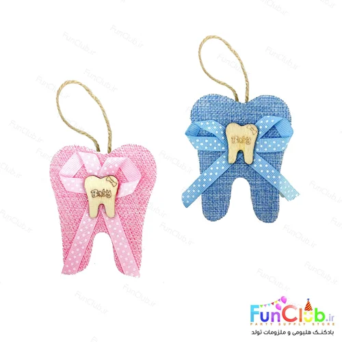 گیفت دندانی (رنگبندی:آبی-صورتی)