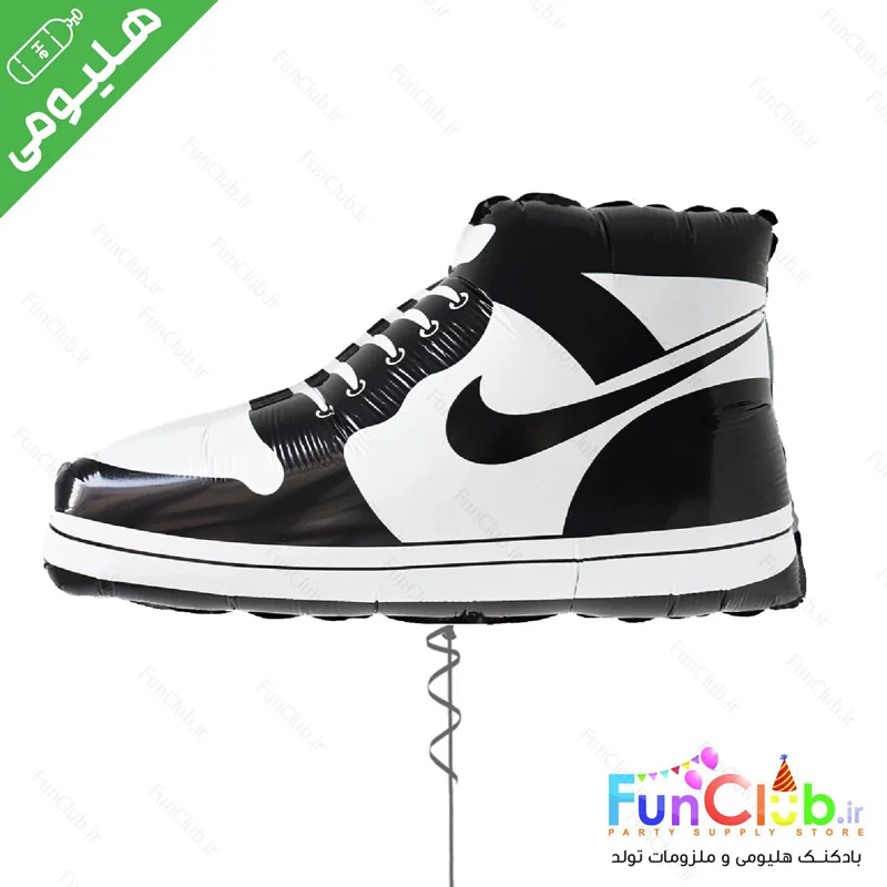 بادکنک هلیومی فویلی سایز بزرگ طرح کتانی نایک جردن