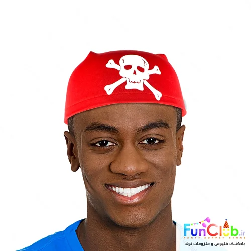 کلاه مدل هدبند دزد دریایی قرمز