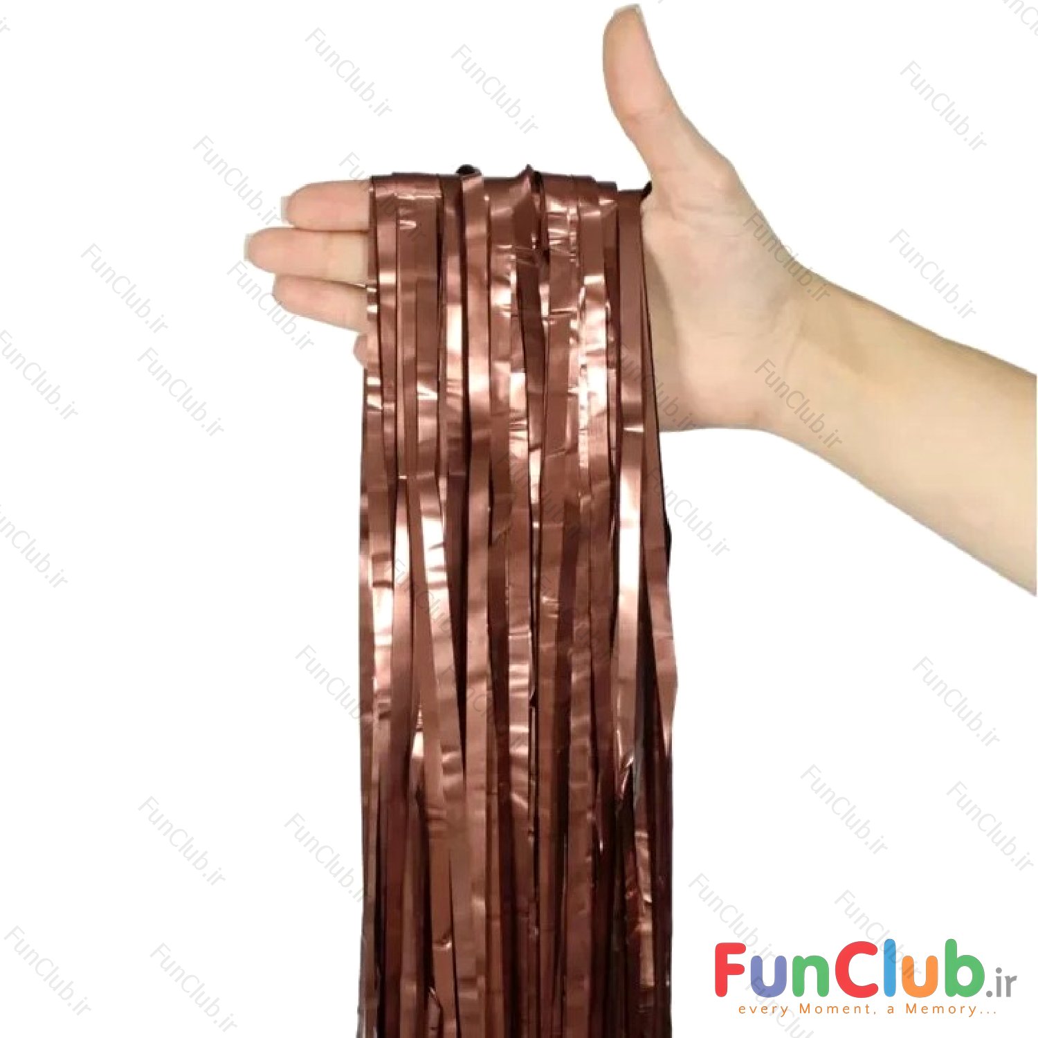 بک دراپ (تزیین پشت میز) 1*2 متر نود قهوه ای شکلاتی