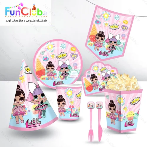 لوازم پذیرایی تم لول (LOL) - شروع قیمت از :