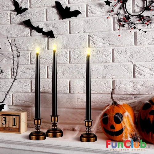 شمع قلمی شارژی مشکی