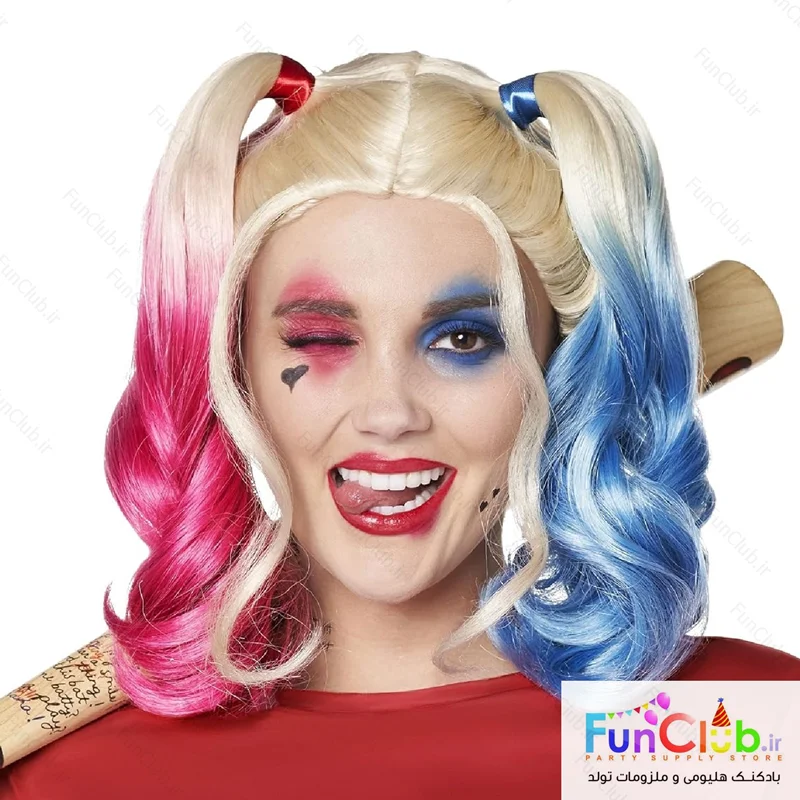 کلاه گیس مدل هارلی کوئین (Harley Quinn)