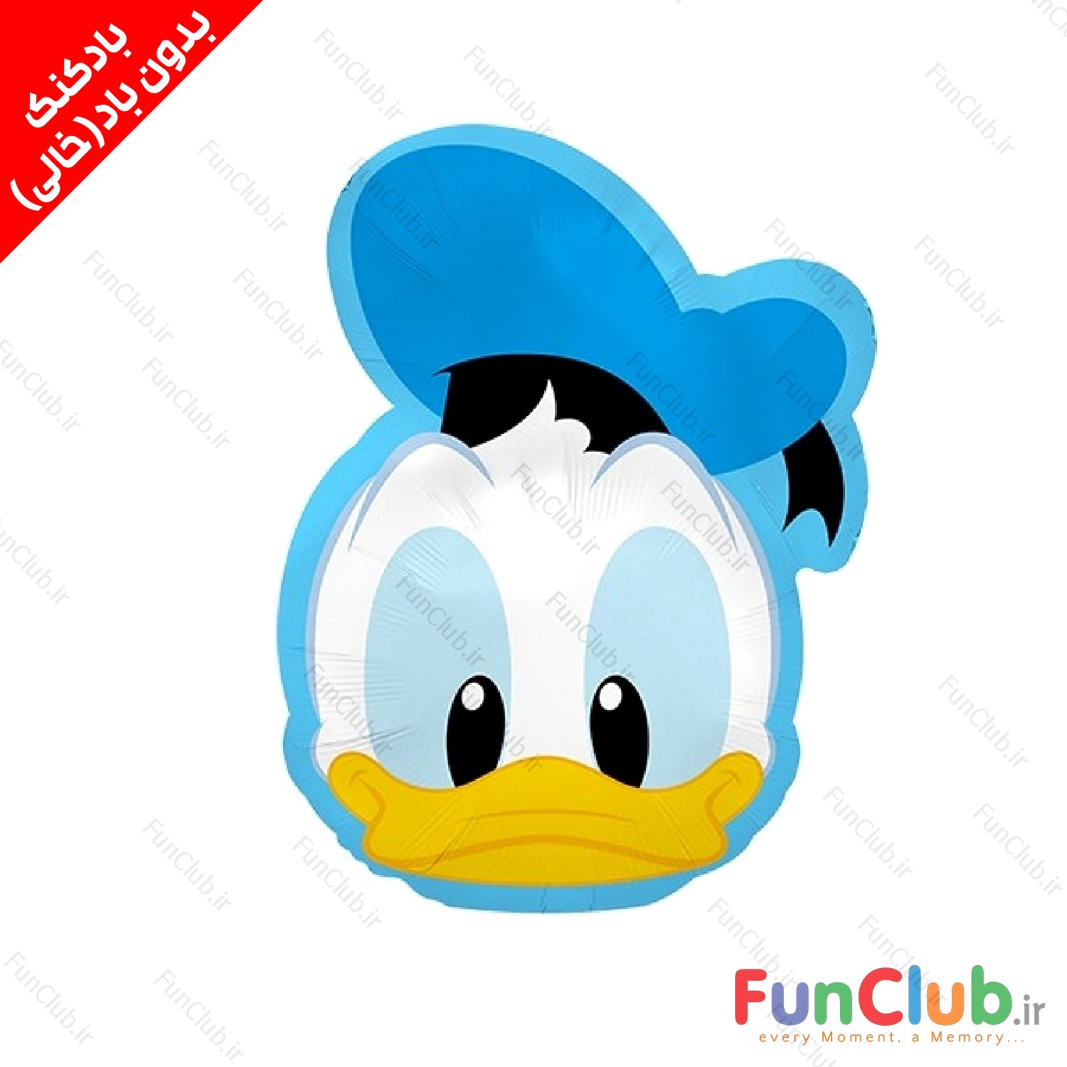 بادکنک فویلی بدون باد سایز متوسط طرح سر Donald Duck(دانلد داک)