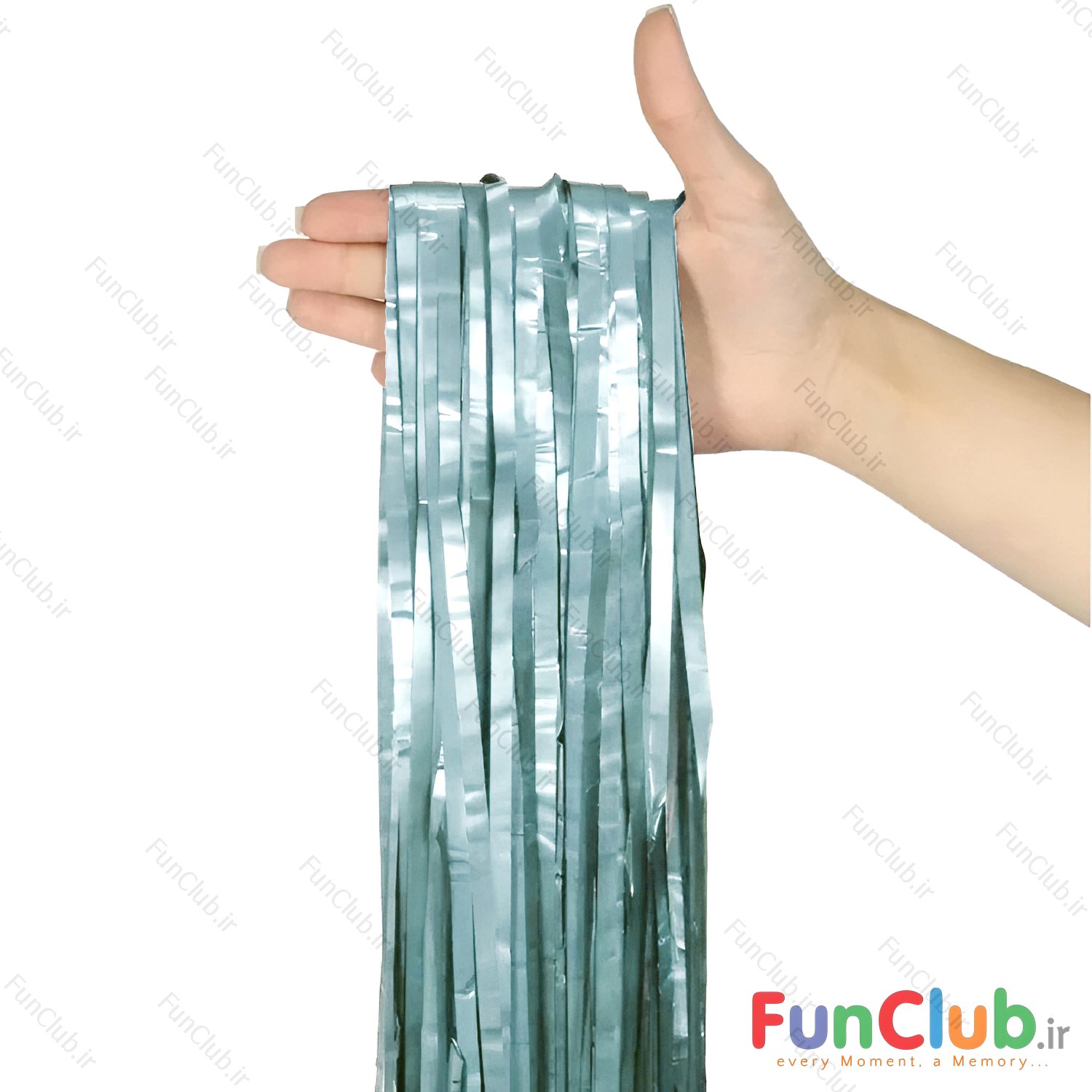 بک دراپ (تزیین پشت میز) 1*2 متر نود آبی سنگی