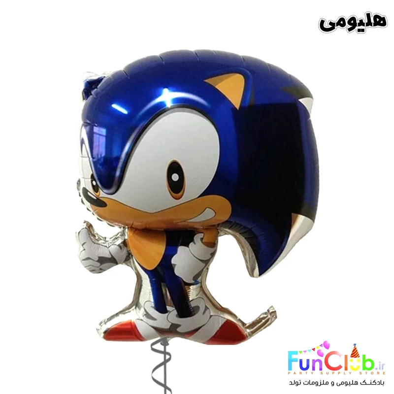 بادکنک هلیومی فویلی سایز بزرگ طرح سونیک Sonic