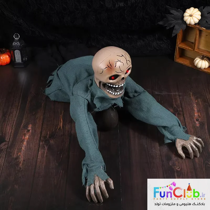 عروسک هالووین بچه زامبی متحرک سنسوردار