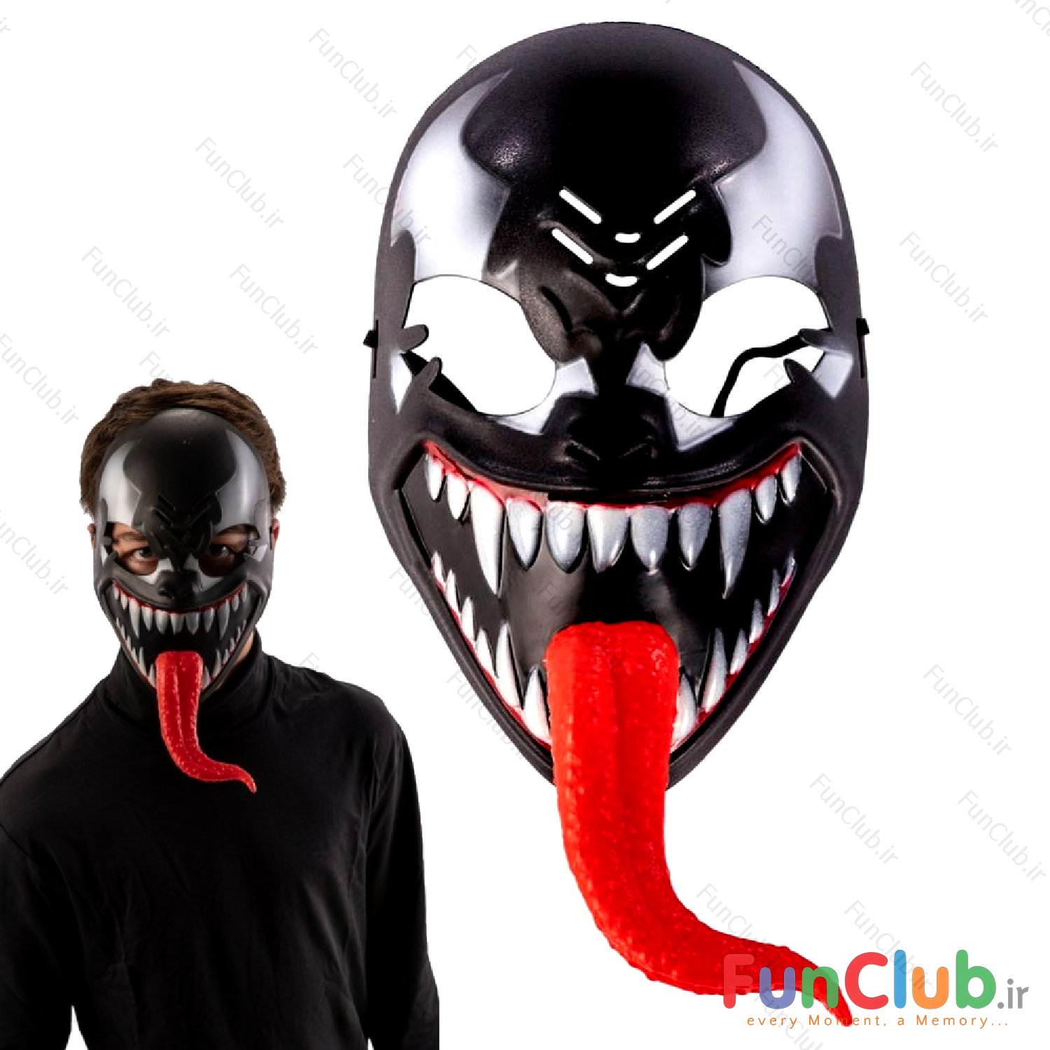 ماسک مدل ونوم زبان دار