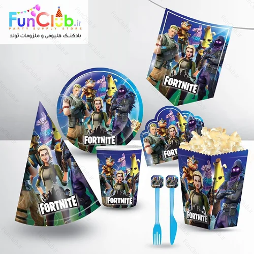 لوازم پذیرایی تم فورت نایت (Fortnite) - شروع قیمت از :